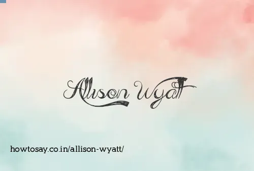 Allison Wyatt