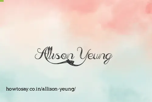 Allison Yeung