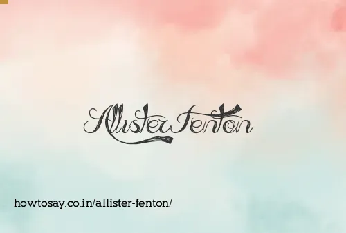 Allister Fenton