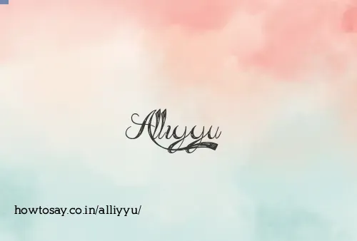 Alliyyu