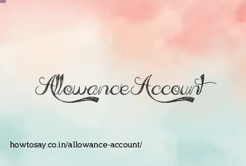 Allowance Account