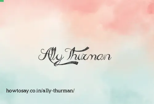 Ally Thurman