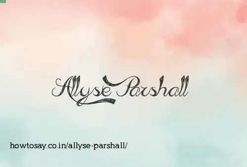 Allyse Parshall
