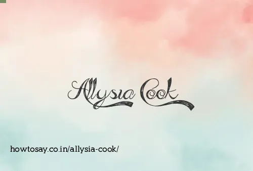 Allysia Cook
