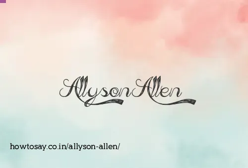 Allyson Allen
