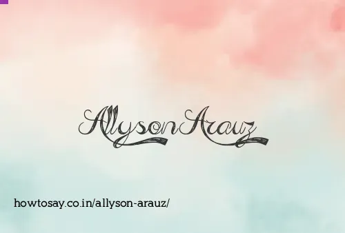 Allyson Arauz