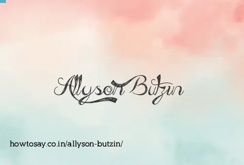 Allyson Butzin