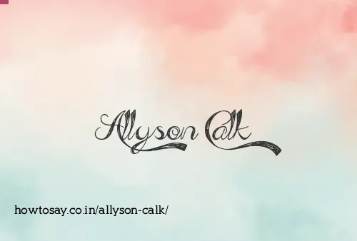 Allyson Calk