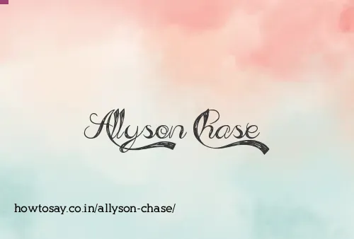 Allyson Chase