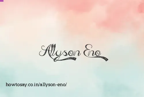 Allyson Eno