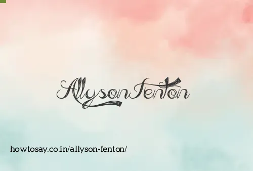 Allyson Fenton