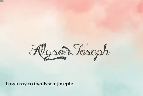 Allyson Joseph