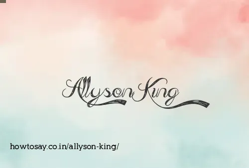 Allyson King