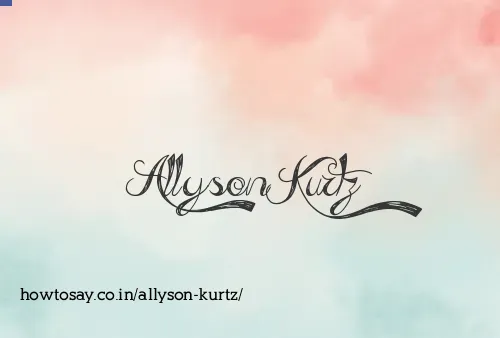 Allyson Kurtz