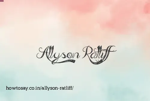 Allyson Ratliff