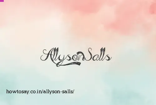 Allyson Salls