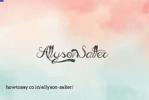 Allyson Salter