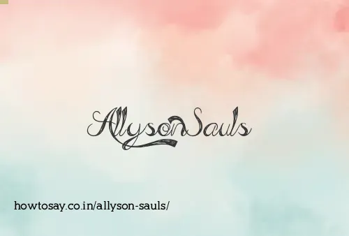 Allyson Sauls