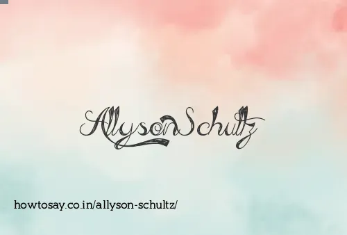 Allyson Schultz