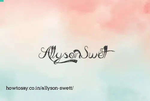 Allyson Swett