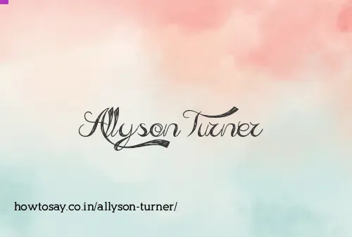 Allyson Turner