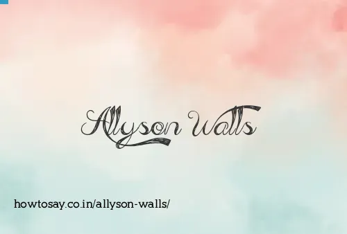 Allyson Walls