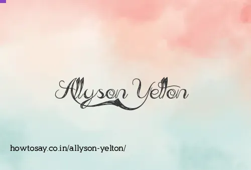 Allyson Yelton