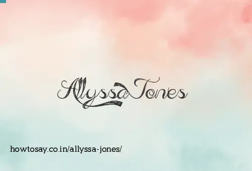 Allyssa Jones
