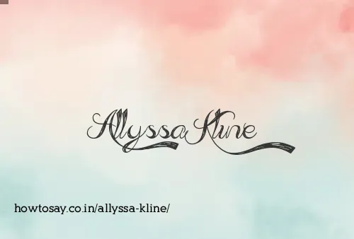 Allyssa Kline