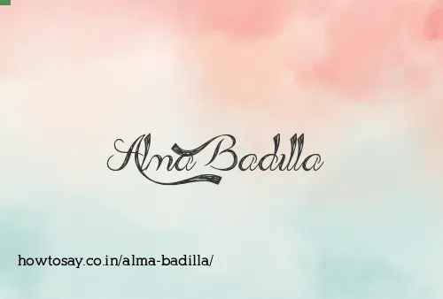 Alma Badilla