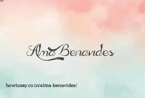 Alma Benavides