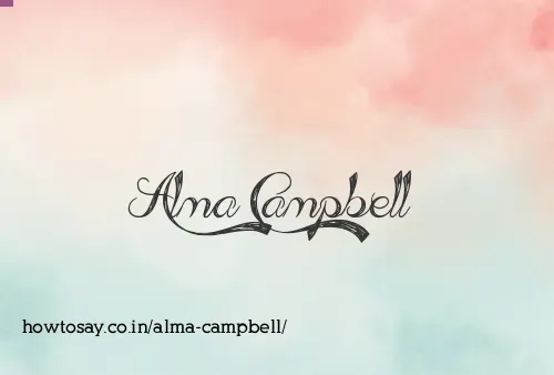 Alma Campbell