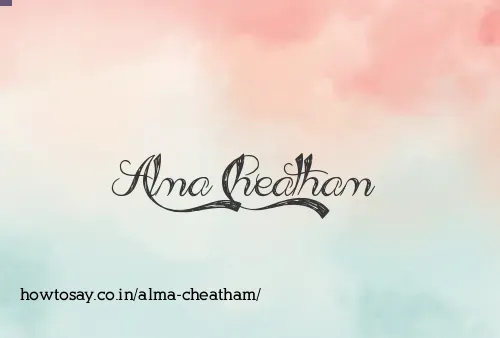 Alma Cheatham