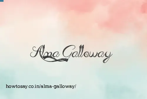 Alma Galloway