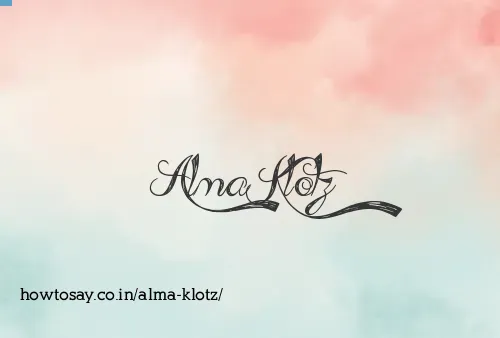 Alma Klotz