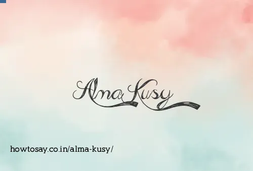 Alma Kusy