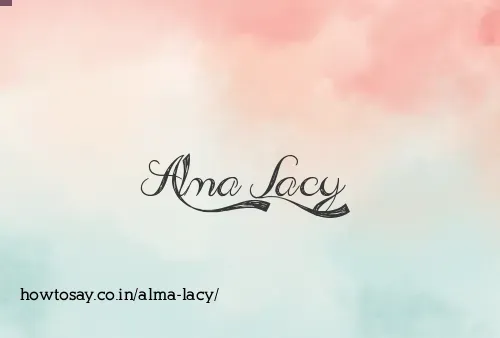 Alma Lacy