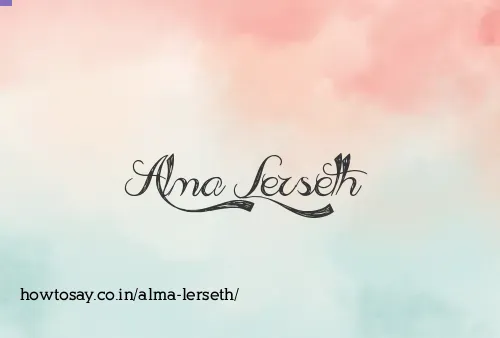 Alma Lerseth