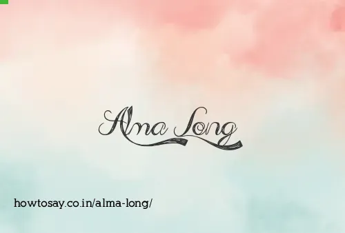 Alma Long
