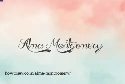 Alma Montgomery