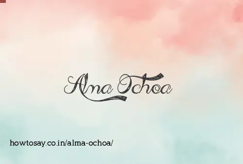 Alma Ochoa