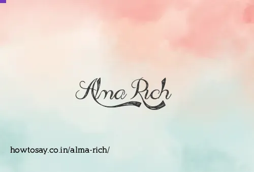 Alma Rich