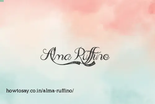 Alma Ruffino
