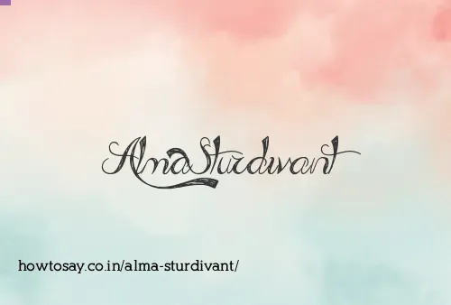 Alma Sturdivant