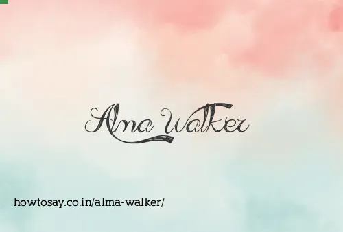 Alma Walker