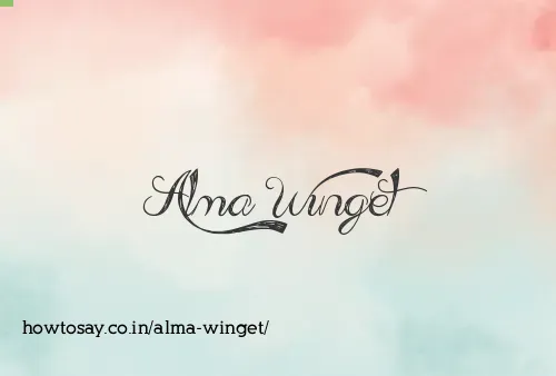 Alma Winget