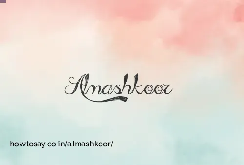 Almashkoor