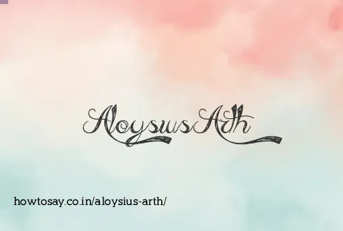 Aloysius Arth