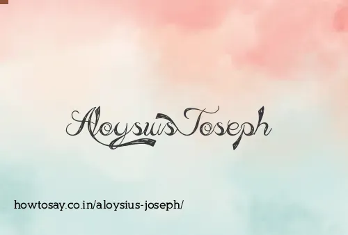 Aloysius Joseph