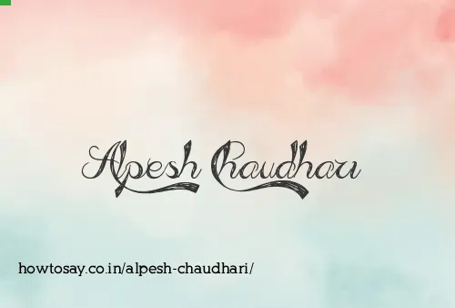 Alpesh Chaudhari